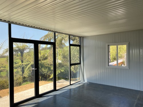 LARGE CABIN 6 x 4 m Glass Wall XV