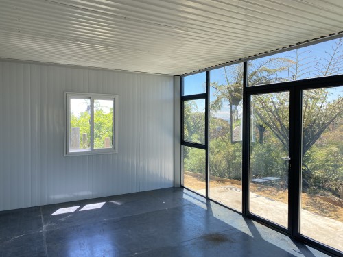 LARGE CABIN 6 x 4 m Glass Wall XV