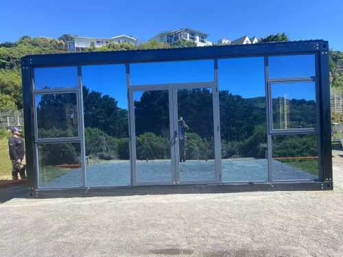 LARGE CABIN 6 x 4 m Glass Wall XIV