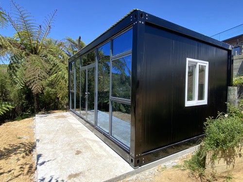 LARGE CABIN 6 x 4 m Glass Wall XV